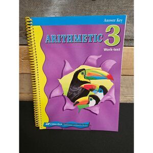 A Beka Arithmetic 3 Answer Key 3rd Grade 5th Edition 13899105